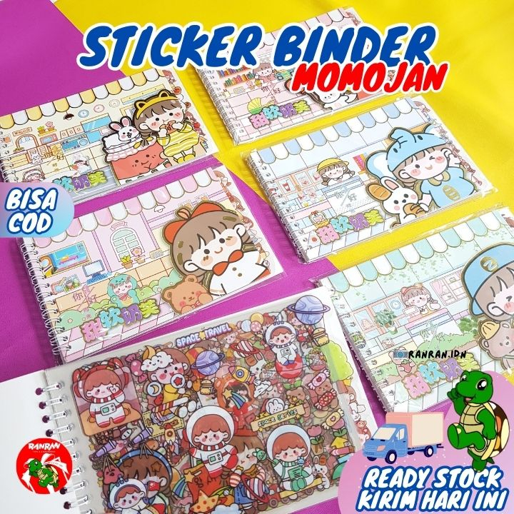 Jual Sticker Momojan Korea isi 6 / Sticker Waterproof / Sticker Tumblr ...