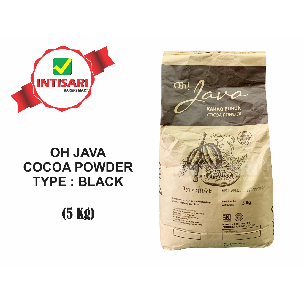 Jual OH JAVA COCOA POWDER TYPE : BLACK 5 KG | Shopee Indonesia