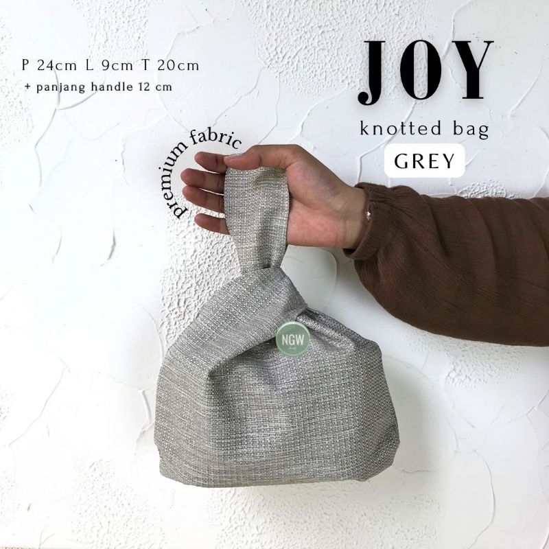 Jual Joy Knotted Bag 24x9x20 Tas korea aesthetic hampers goodie bag