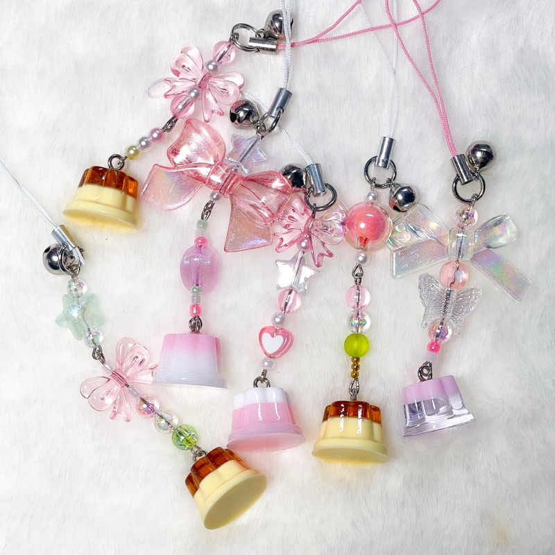Jual Pudding Beads Keychain Resin by Lunestellar Shopee Indonesia