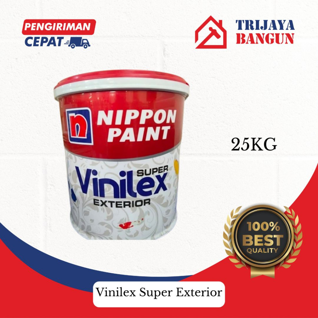 Jual Cat Tembok Vinilex Super Exterior 25 Kg Galon White Putih | Shopee ...