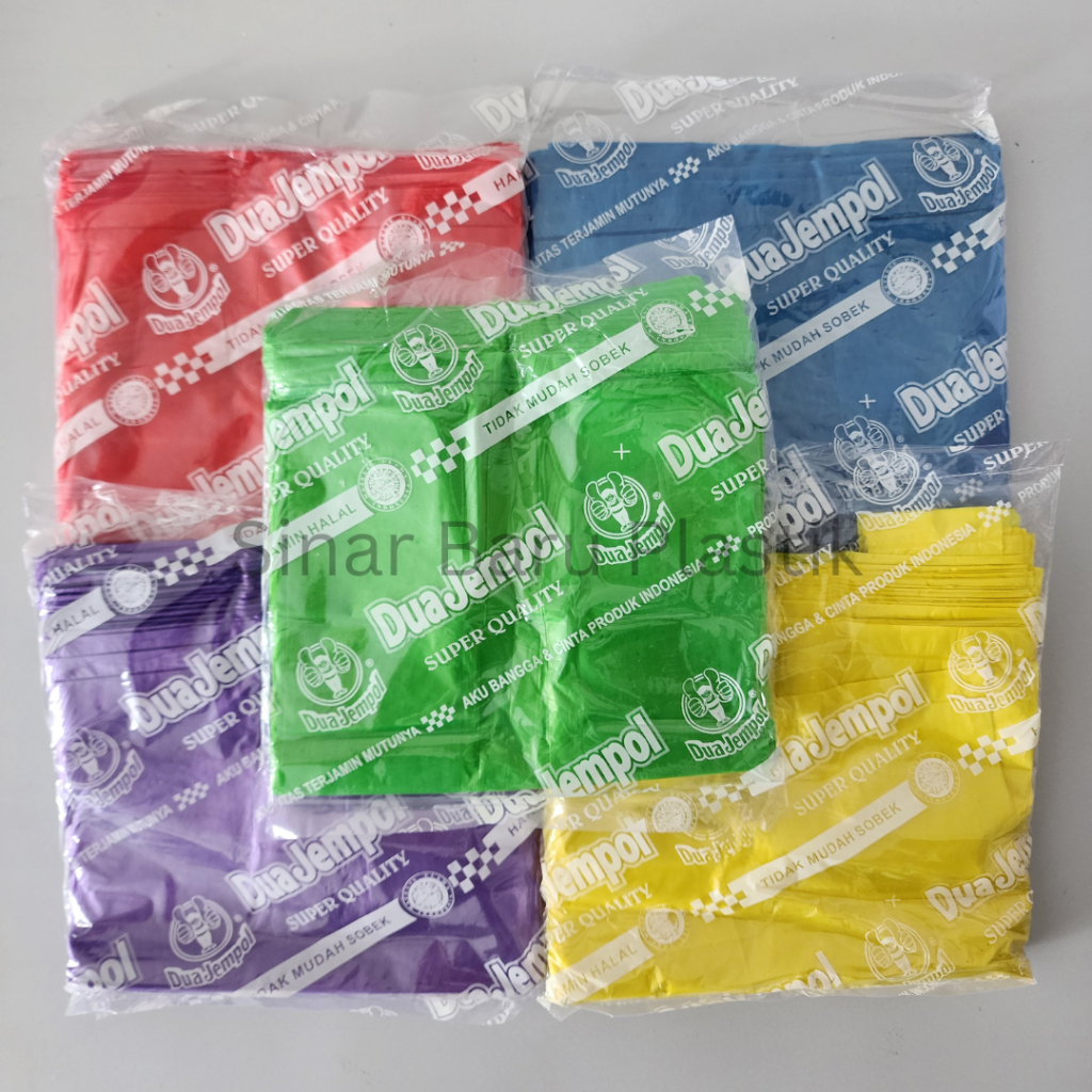 Jual Kantong Plastik Kresek 2 Jempol Warna 100 Gr 15 24 Cm 10 Bks Shopee Indonesia 5662