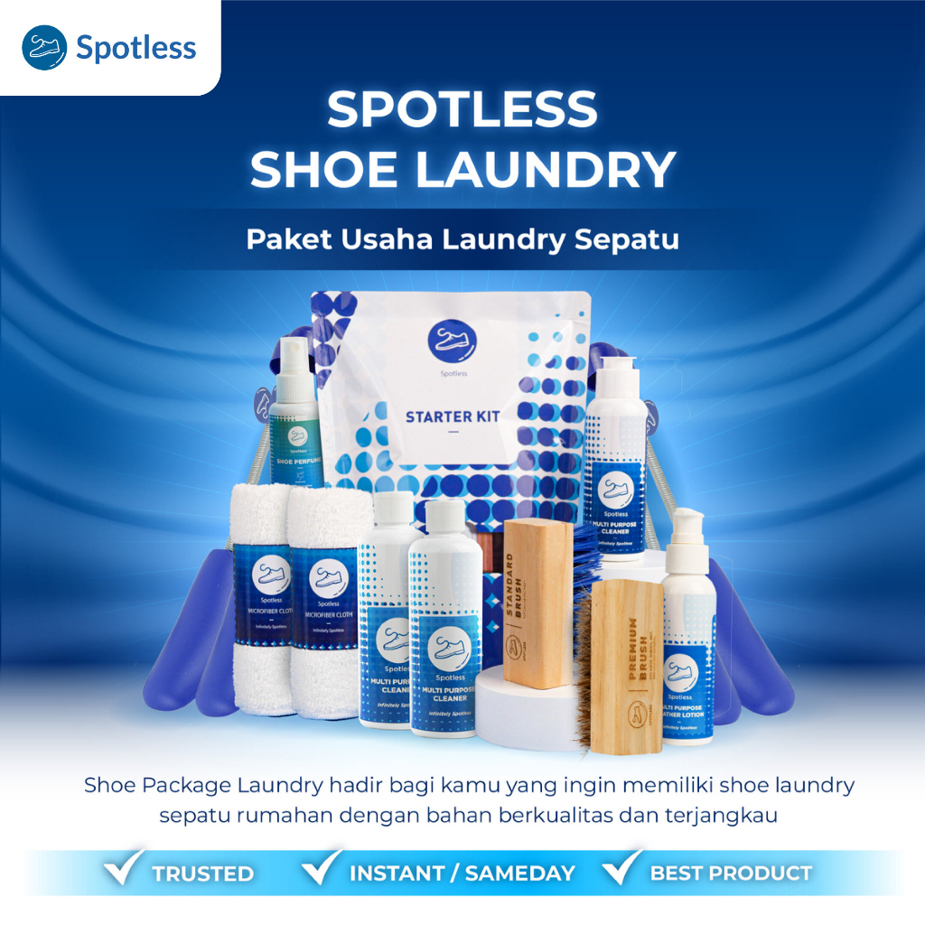 Jual Spotless Shoe Laundry Package Paket Laundry Sepatu Shopee Indonesia
