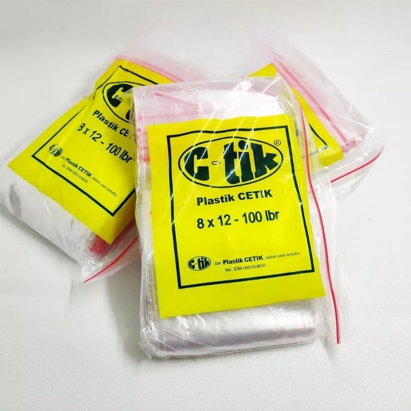 Jual Plastik Klip Ctik 8x12 Cm - 100 pcs | Shopee Indonesia