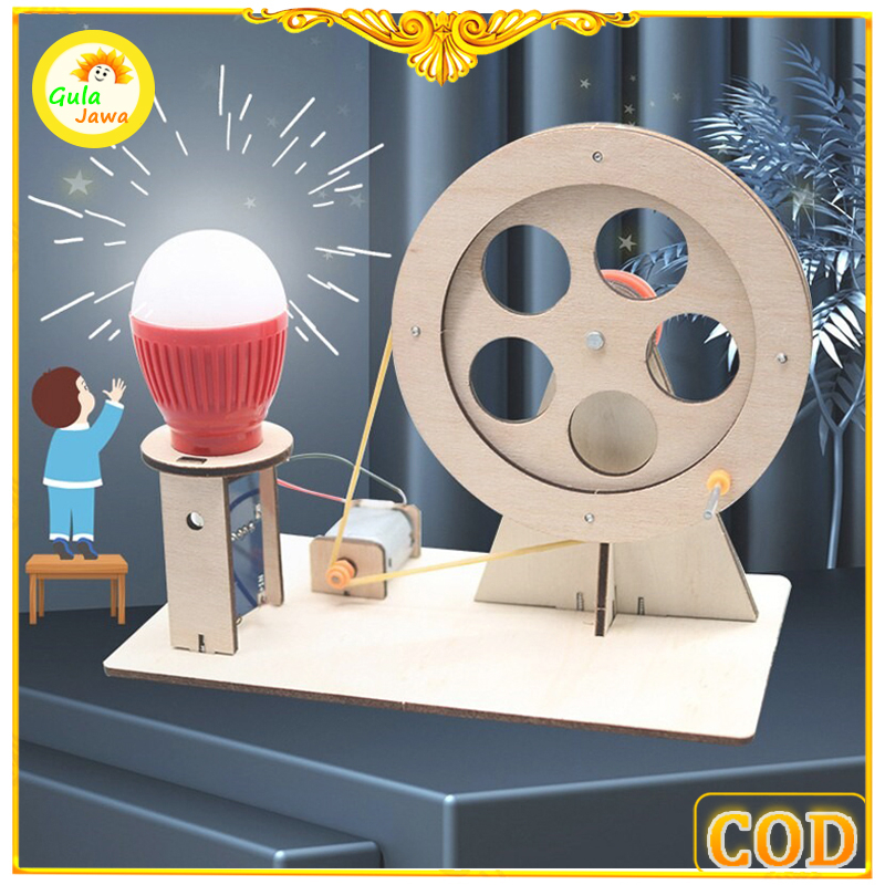 Jual Kreatif dan Edukatif: Rakitan Generator Bohlam Kayu DIY untuk Anak ...