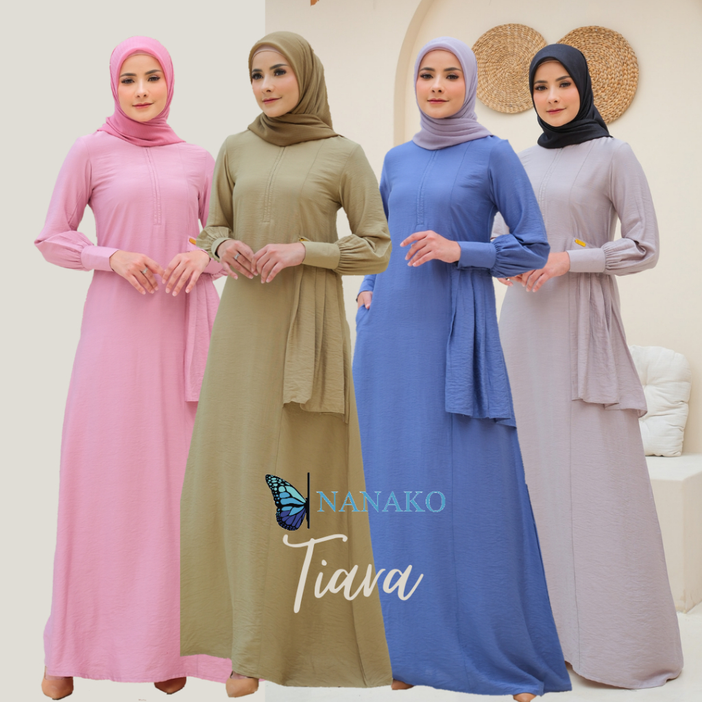 Jual Gamis Tiara Premium Dress muslim Fashion muslim Dress pesta dan