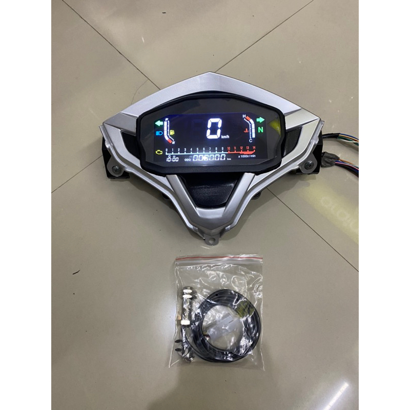 Jual SPEEDOMETER SPEEDO DIGITAL VARIO 125 bohlam pnp model ducati