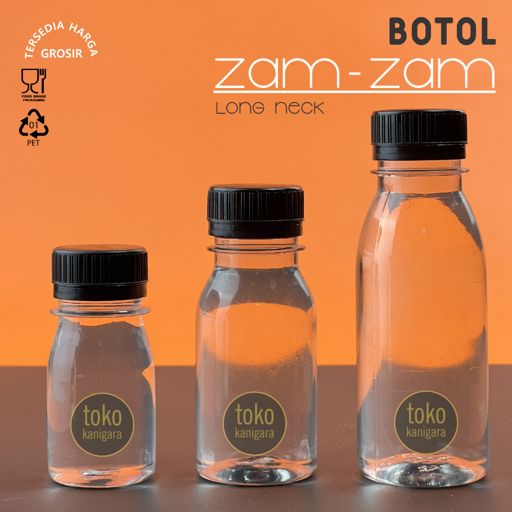 Jual Botol Zam Zam 60 - 80 ml - Botol Plastik 60 ml Per Pak | Shopee ...