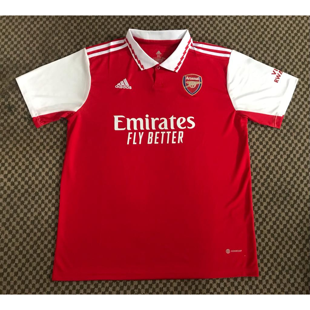 Arsenal FC Gabriel Jesus #9 Adidas AEROREADY Home Jersey 2022/23