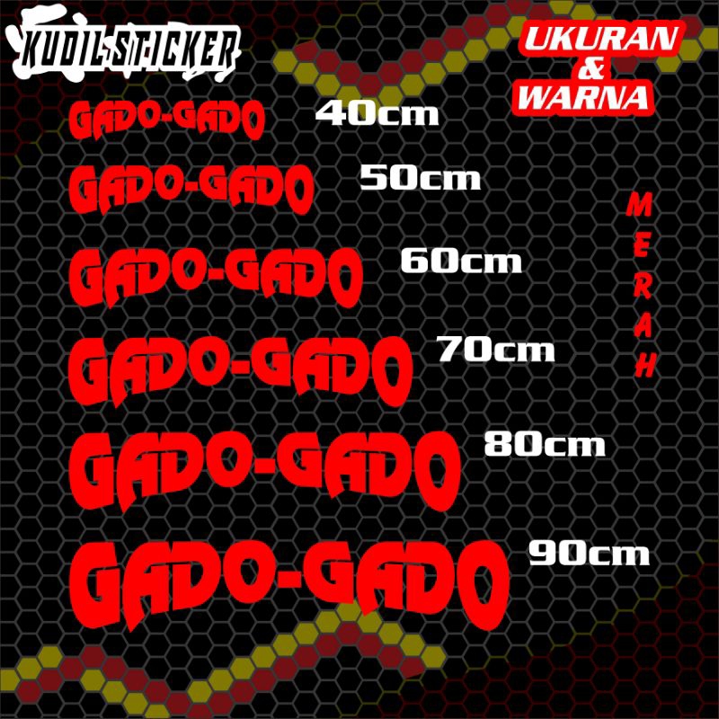 Jual Sticker Gerobak, Sticker Jualan, Sticker Etalase, Sticker Kaca ...