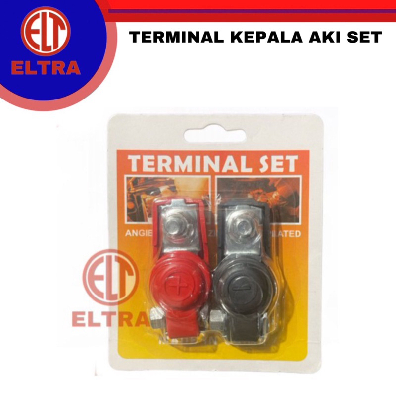 Jual Kepala aki klem accu mobil terminal set besar n70 + penutup ...