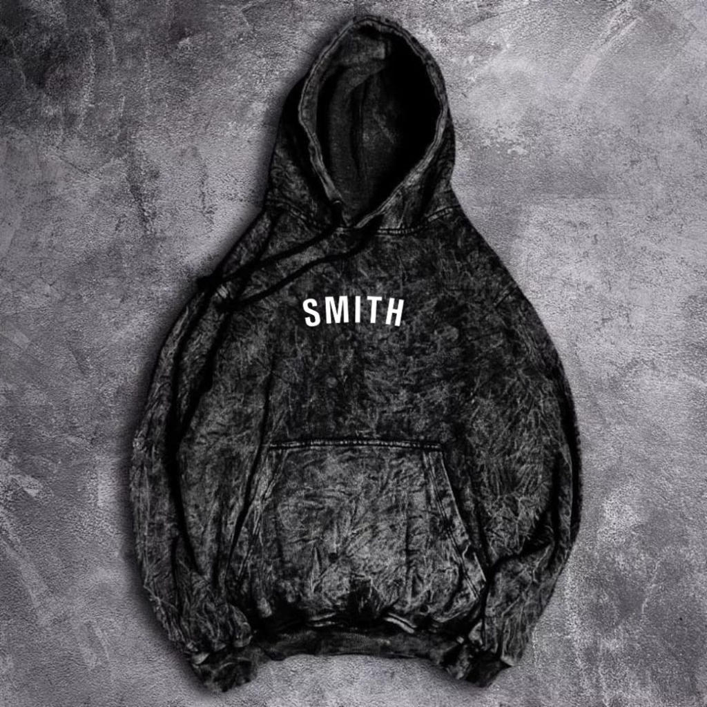 Jual Hoouse Of Smith Sweater Hoodie Fullover Snow Black Cowo Cewe ...