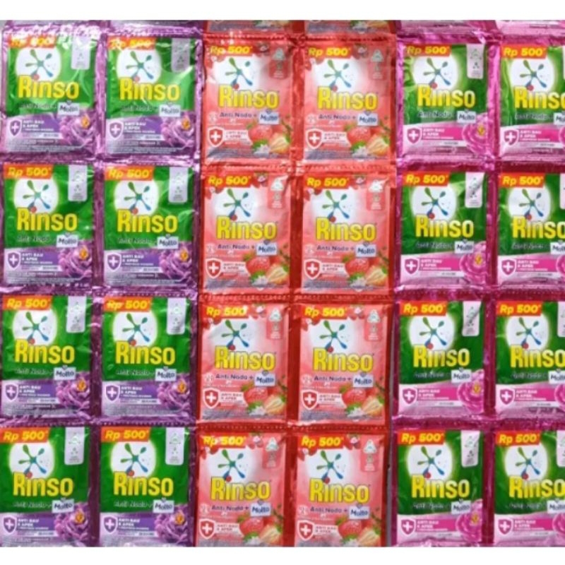 Jual Rinso cair 500 renteng isi 12 pcs | Shopee Indonesia