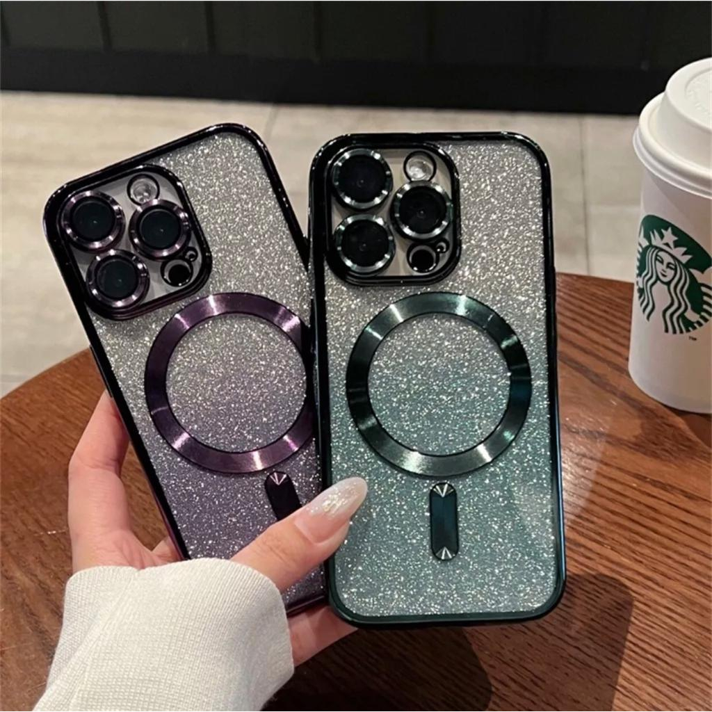 Jual Casing Premium Gliter Colour with MagSafe Case Iphone 12 14 Pro