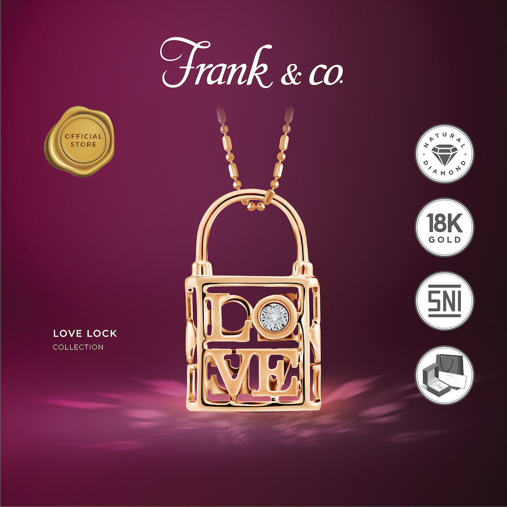 Jual Frank & co. Love Lock A1 ( hanya liontin tidak termasuk kalung ...