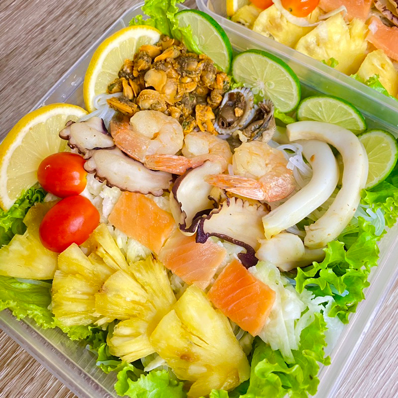 Jual SOMTAM Thailand / Salad Thailand Seafood Komplit - Runakitchen ...