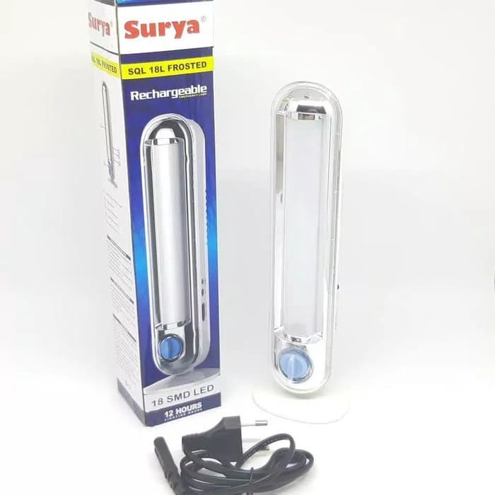 Jual Lampu Emergency LED SURYA Lampu Darurat Senter Charge SQL 18L ...