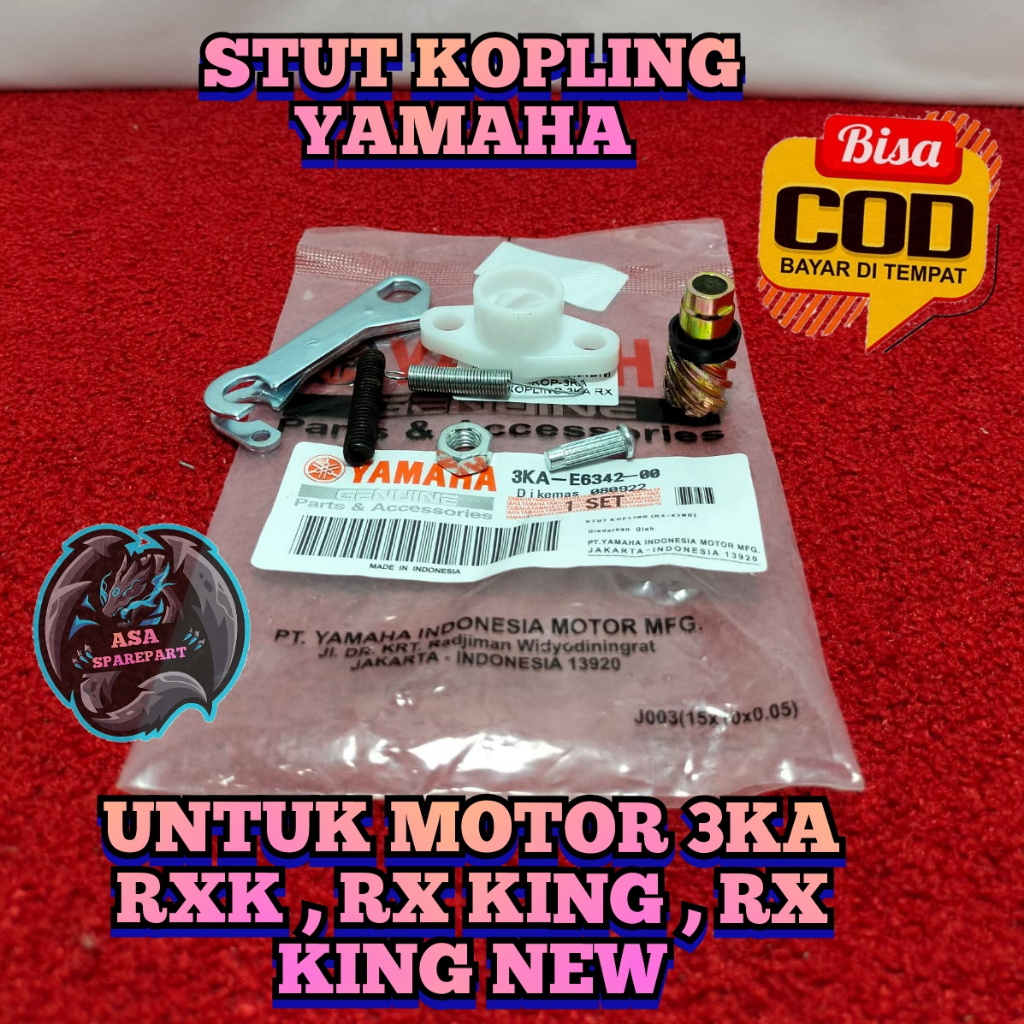 Jual STUT KOPLING 100% ASLI ORIGINAL YAMAHA 3KA UNTUK MOTOR RX K, RX ...