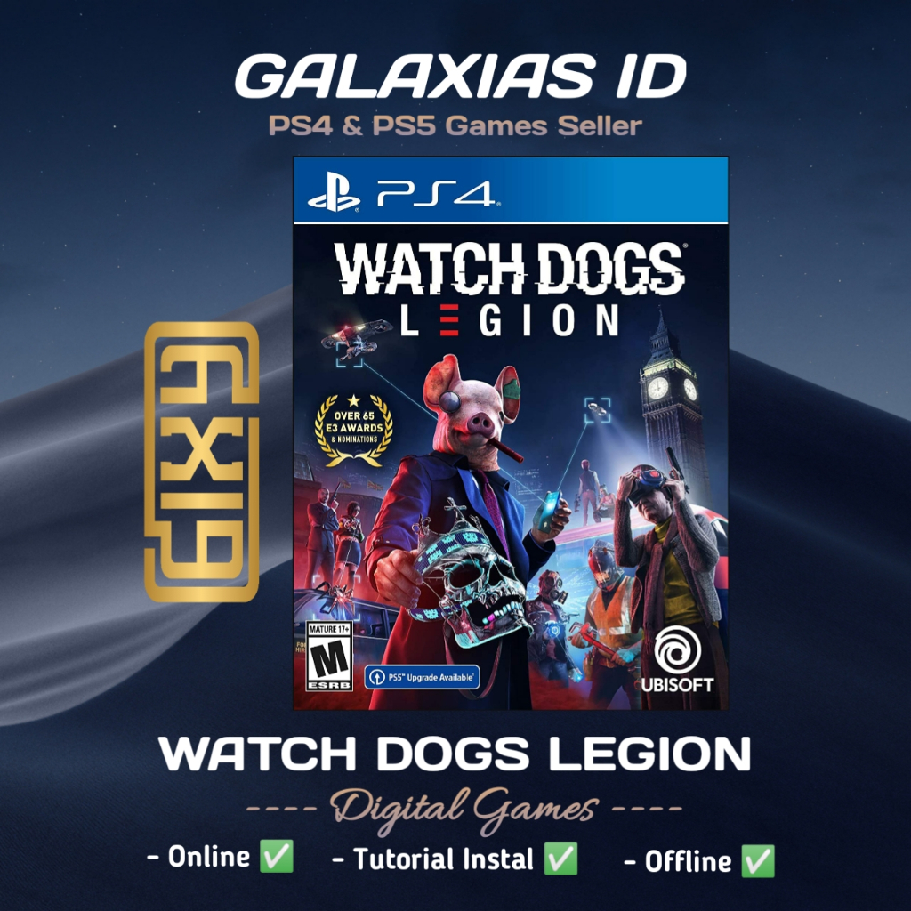 Jual Watch Dogs WD Legion PS4 PS5 Digital Games | Shopee Indonesia