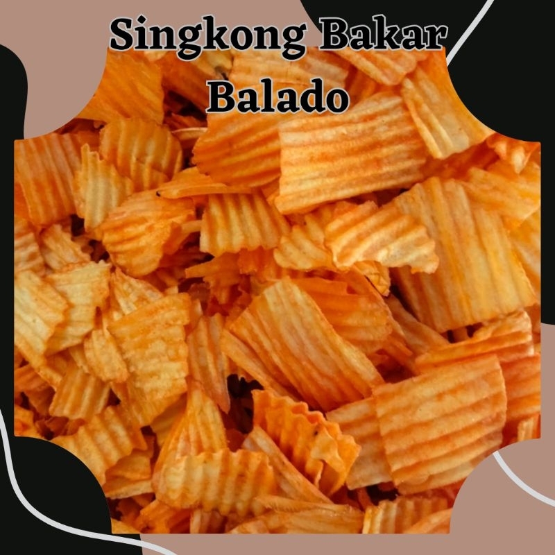 Jual Kripik Singkong Bakar Balado Singkong Balado 250 Gr Shopee