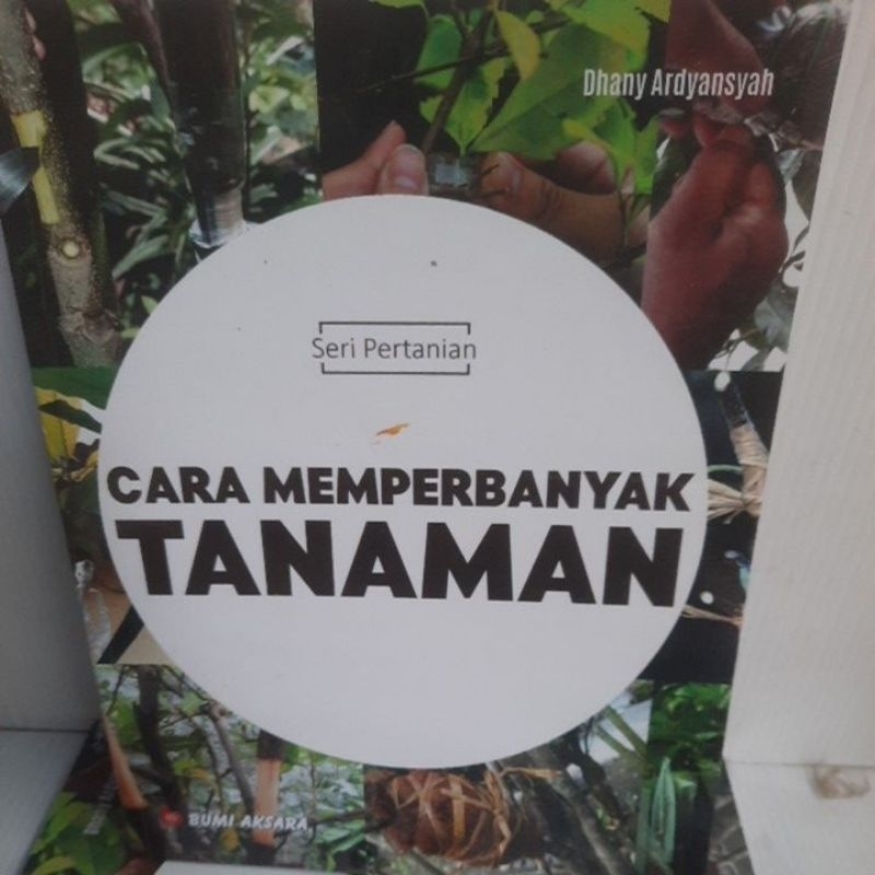 Jual Buku Seri Pertanian CARA MEMPERBANYAK TANAMAN | Shopee Indonesia