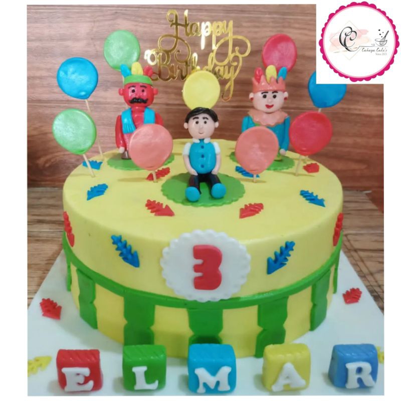 Jual Ondel Ondel Cake / Kue Ulang Tahun Jakarta / Kue Ultah Ondel Ondel