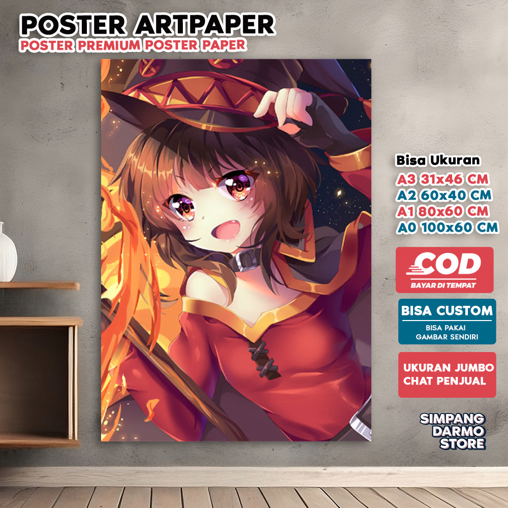 Jual Poster Anime Konosuba An Explosion on This Wonderful World