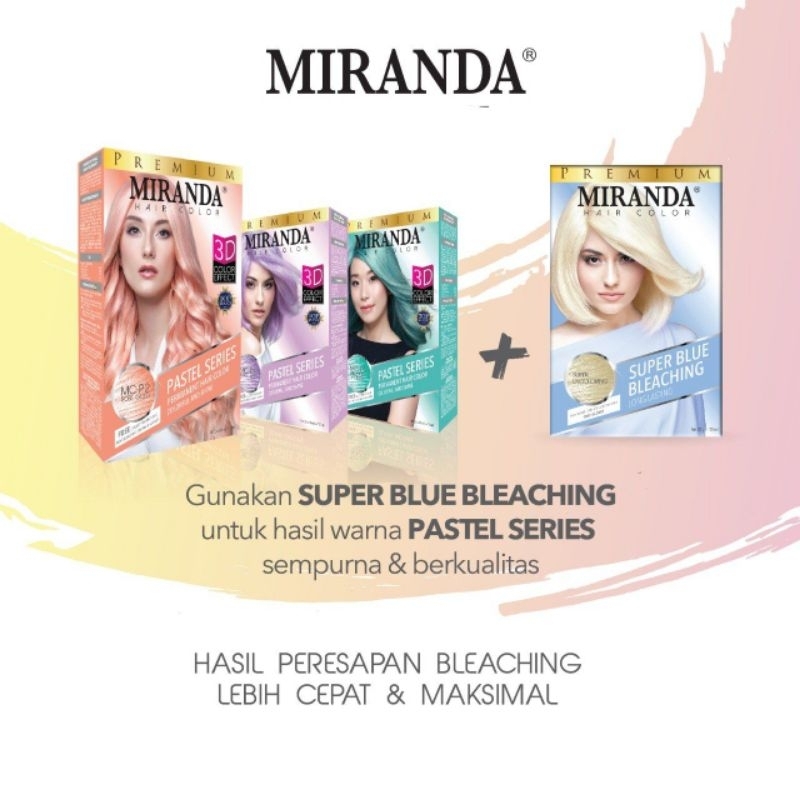 Jual Miranda Semir Rambut Pastel Edition | Shopee Indonesia