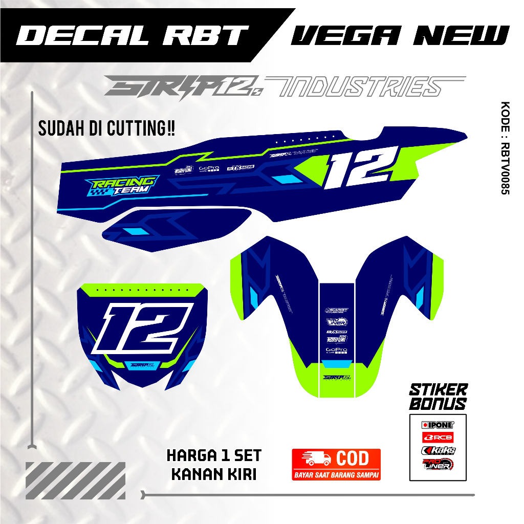 Jual DECAL RBT VRGA NEW DECAL TRAIL COSTUM KODE RBTV0085 | Shopee Indonesia