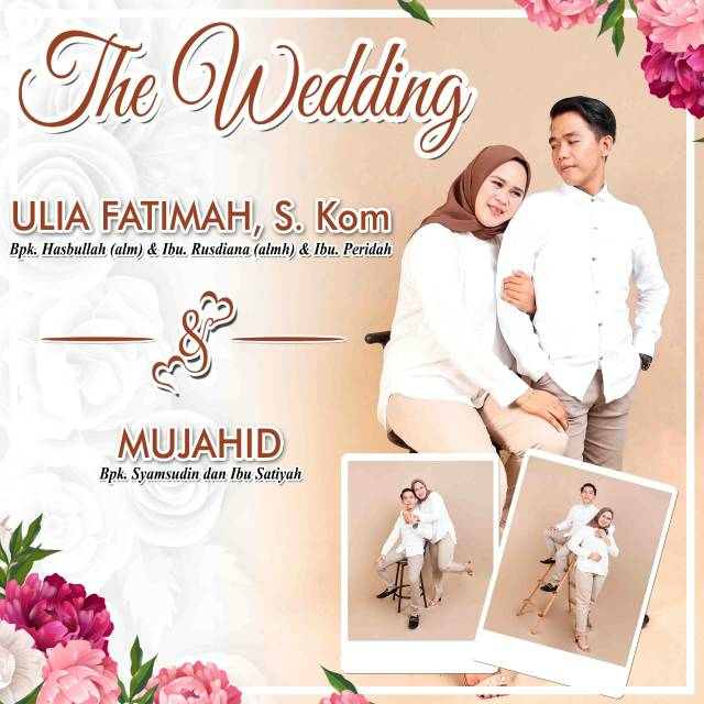 Jual Custom Design Wedding Pernikahan Cetak Banner Spanduk Backdrop ...