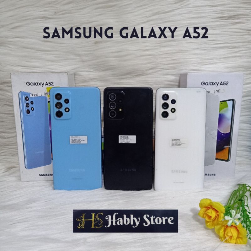 Jual SAMSUNG GALAXY A52 8GB 128GB 256GB SECOND FULLSET | Shopee Indonesia