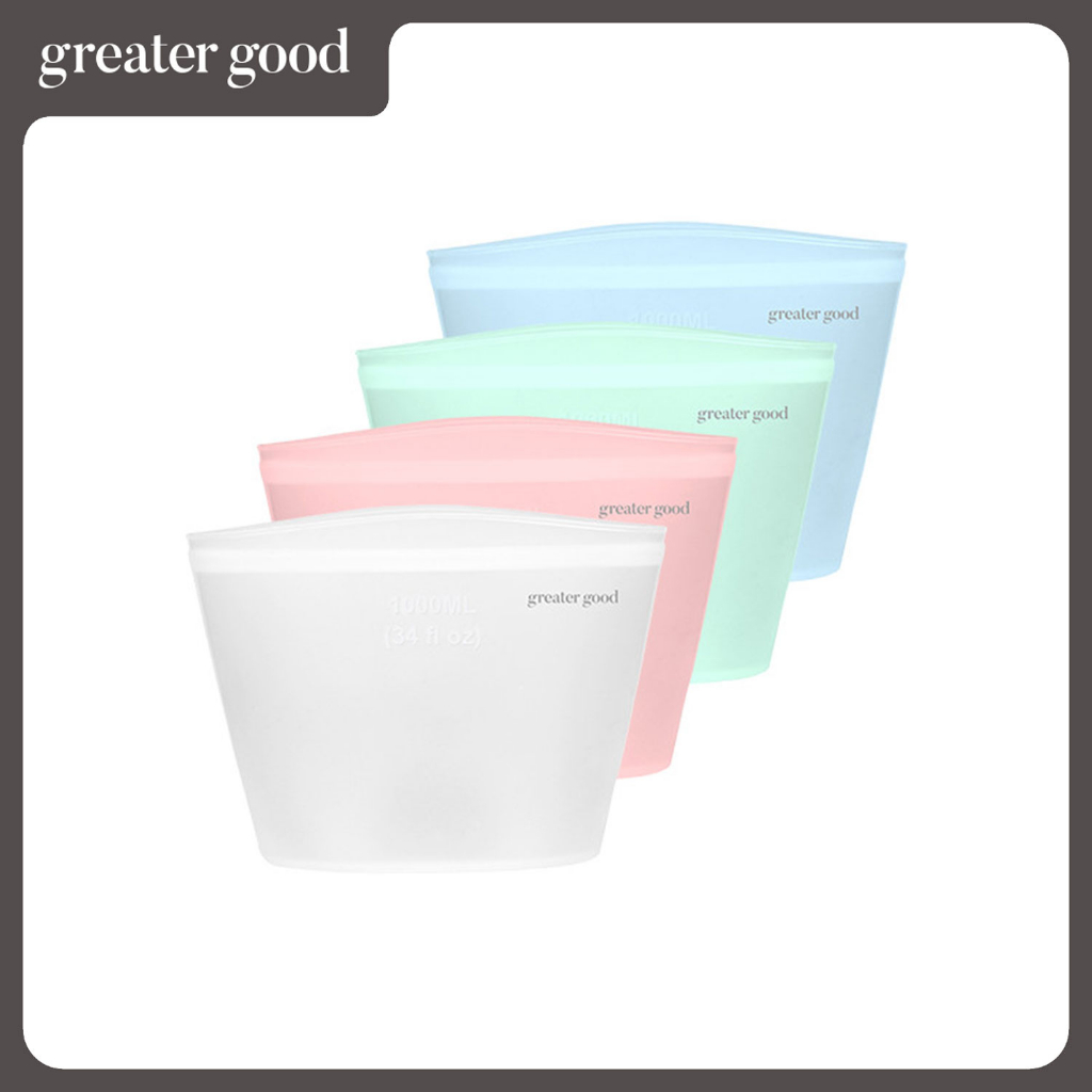 Jual Greater Good Silicone Zip Lock Food Bags Shopee Indonesia