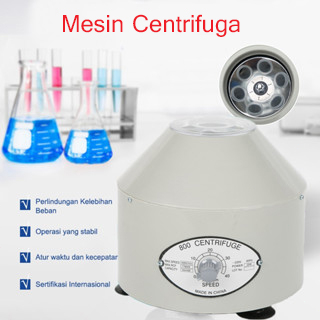 Jual Mesin Centrifuga Elektrik 800 Alat Centrifuge 6 Hole 4000 Rpm Alat ...