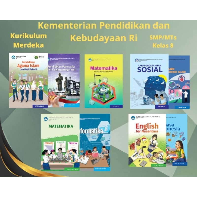 Jual Buku Siswa SMP/MTs Kelas 8 Kurikulum Merdeka Diknas | Shopee Indonesia