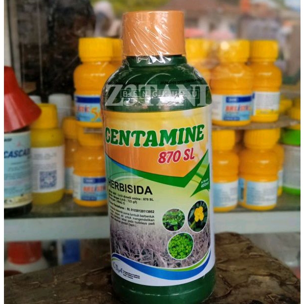 Jual Herbisida Centamine 870 Sl 400 Ml Pengendali Gulma Daun Lebar