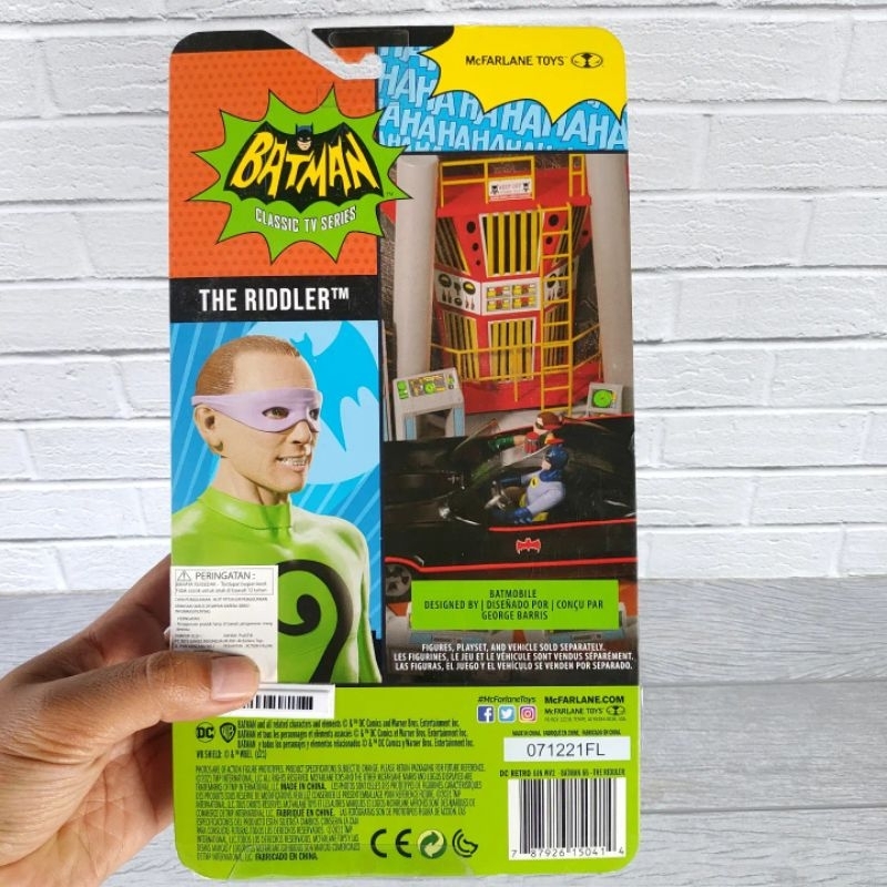 Jual DC MCFARLANE TOYS THE RIDDLER PLATINUM EDITION BATMAN RETRO ...