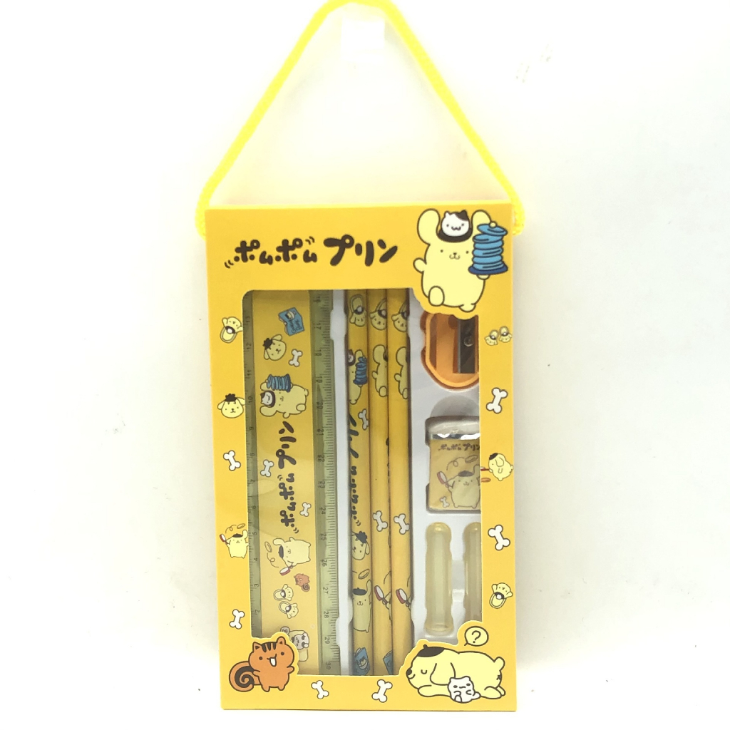 Jual (8pcs) Set Alat Tulis Sanrio /alat Tulis 8 In 1 Pensil Penghapus ...