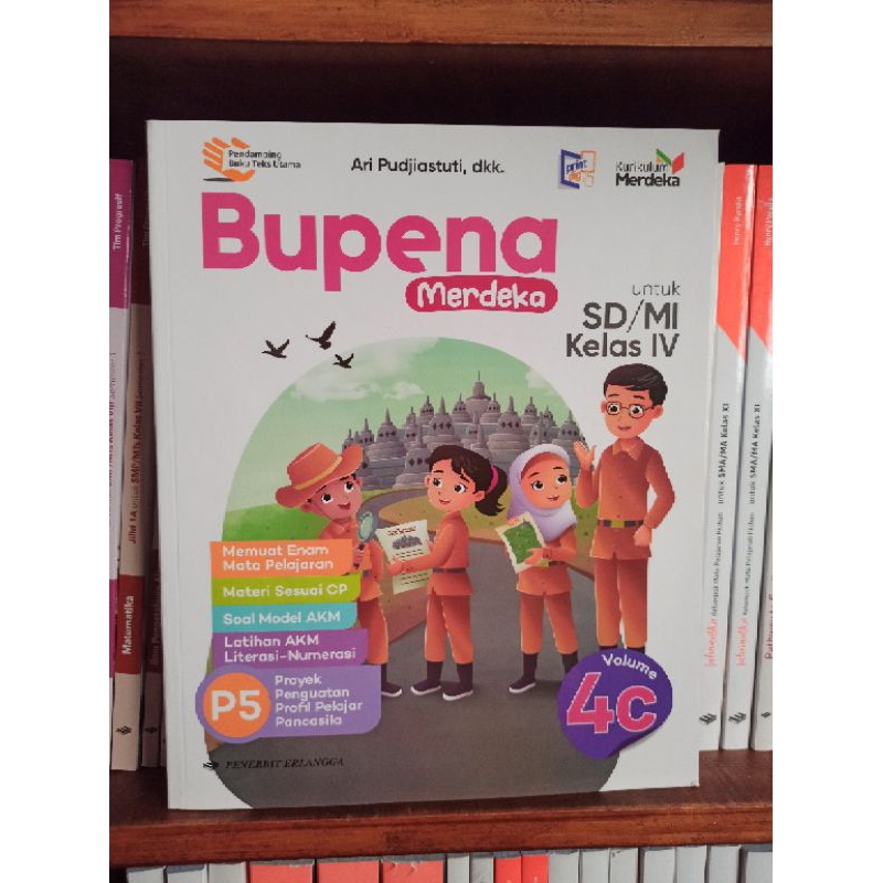 Jual BUKU BUPENA MERDEKA VOLUME 4C KELAS 4 SD MI ERLANGGA KURIKULUM ...