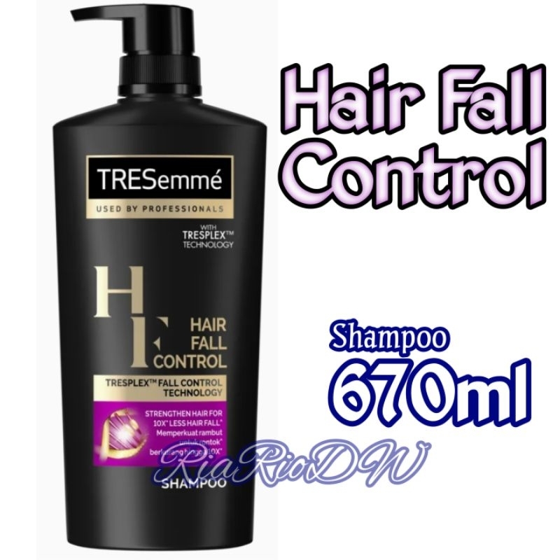 Jual Tresemme Shampoo Hair Fall Control 670ml Perawatan Rambut Rontok 670 Ml Shopee Indonesia 