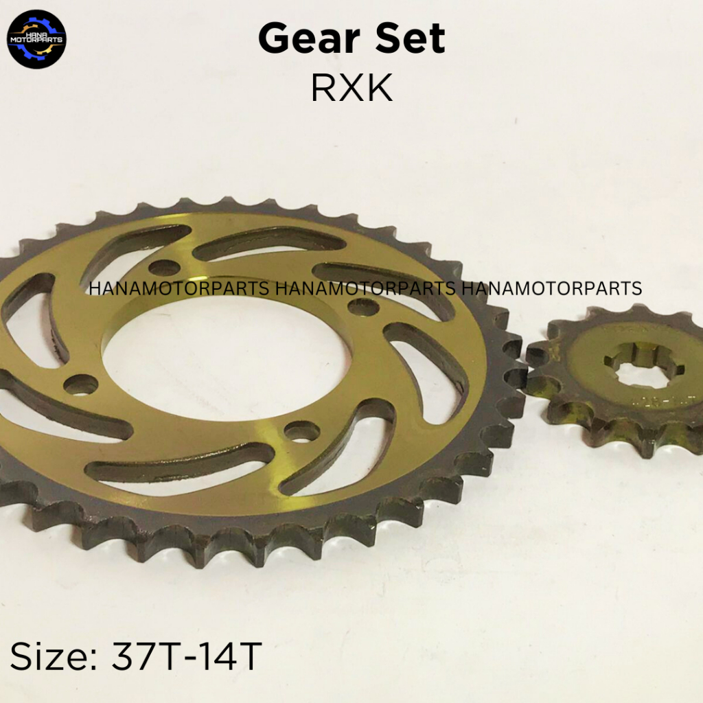Jual Gear Press Gir Set Depan Belakang RXK RXKing RX King 14T/37T ...