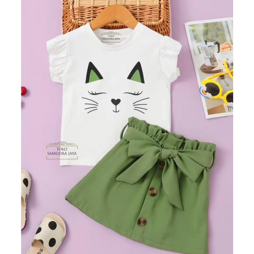jual-setelan-baju-anak-perempuan-lucu-motif-kucing-bahan-adem-setelan