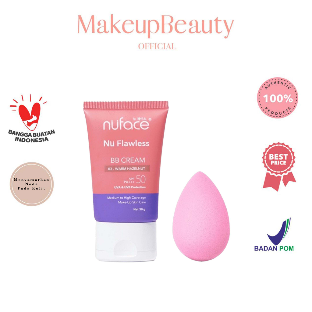 Jual Nuface Nu Flawless Bb Cream Package Shopee Indonesia