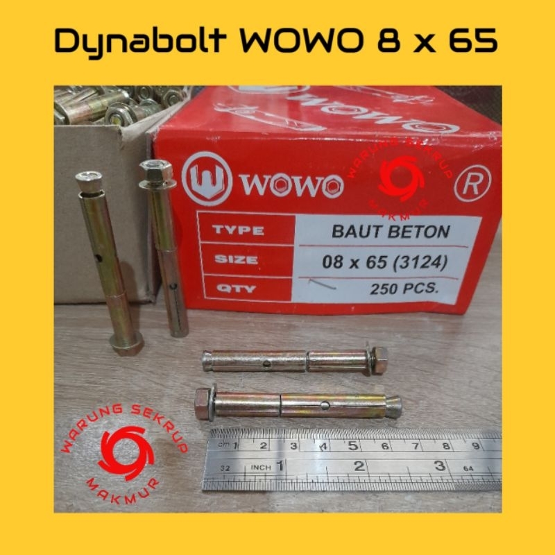 Jual Dynabolt Wowo X Dinabolt Baut Beton X Pcs Shopee Indonesia