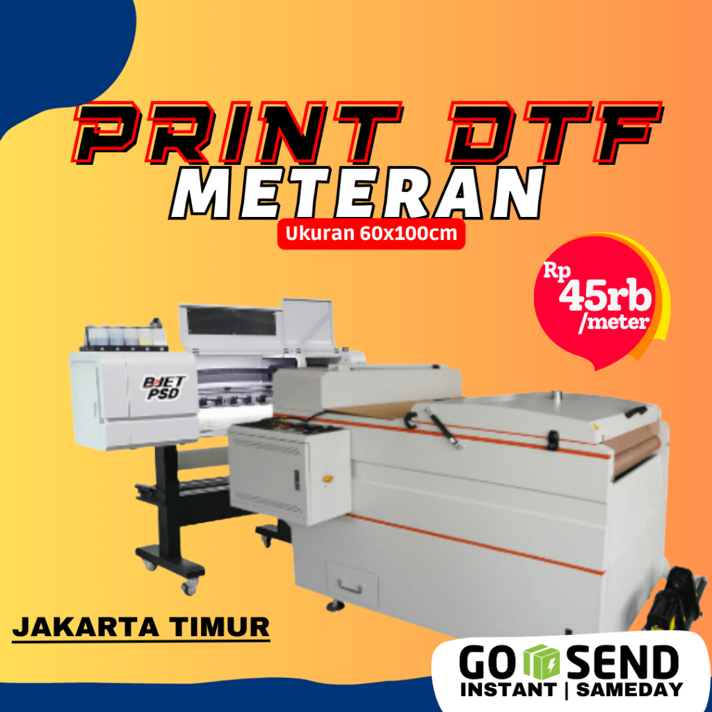 Jual Jasa Print Dtf X Cm Cetak Sablon Digital Satuan Meteran Shopee Indonesia