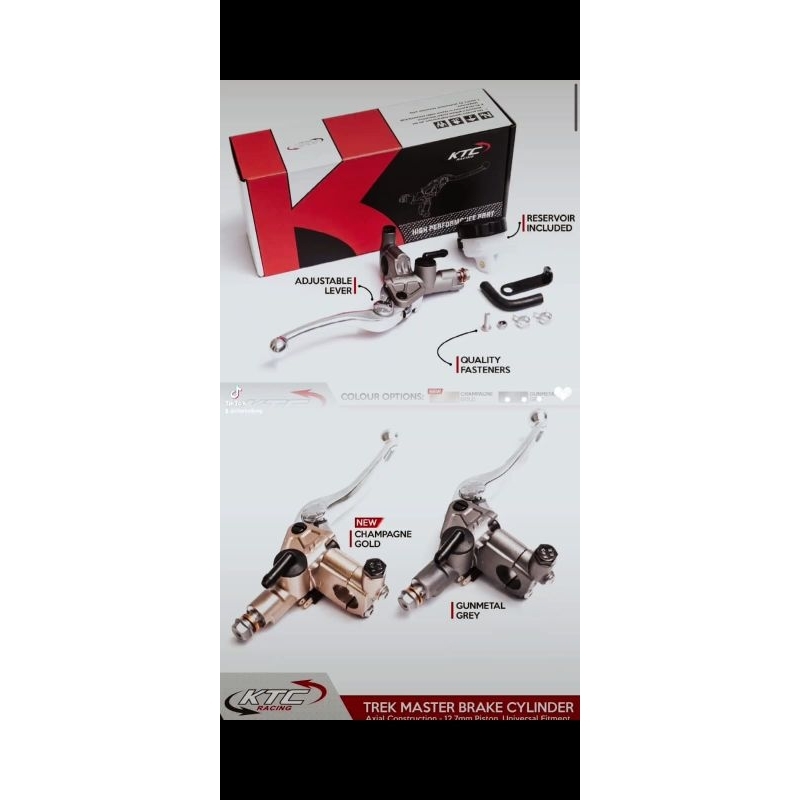 Jual Master Rem Ktc Racing New Produk Tipe Trex Shopee Indonesia