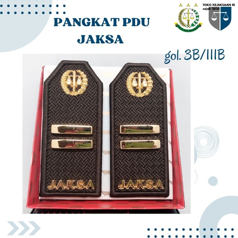 Jual TOKO KEJAKSAAN RI - PANGKAT PDUK PDUB JAKSA 3B / IIIB | Shopee ...
