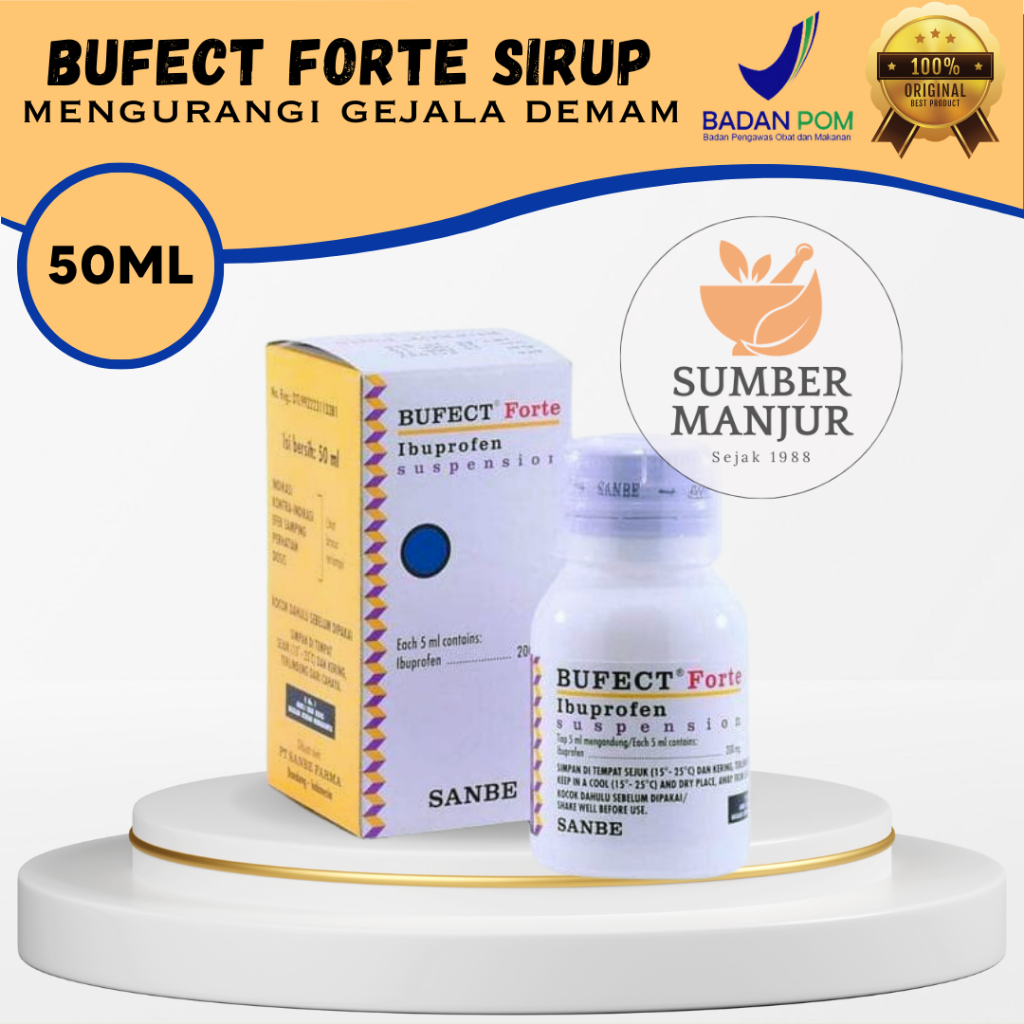 Jual BUFECT FORTE Syrup - 60ml | Shopee Indonesia