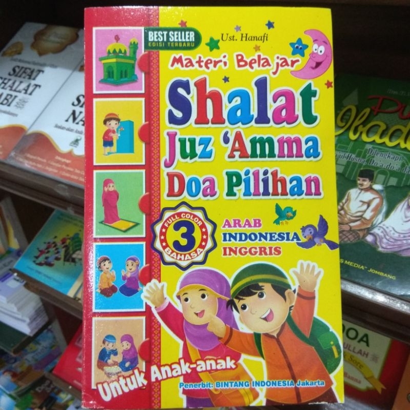 Jual Materi Belajar Shalat Juz Amma Dan Doa Pilihan 3 Bahasa | Shopee ...