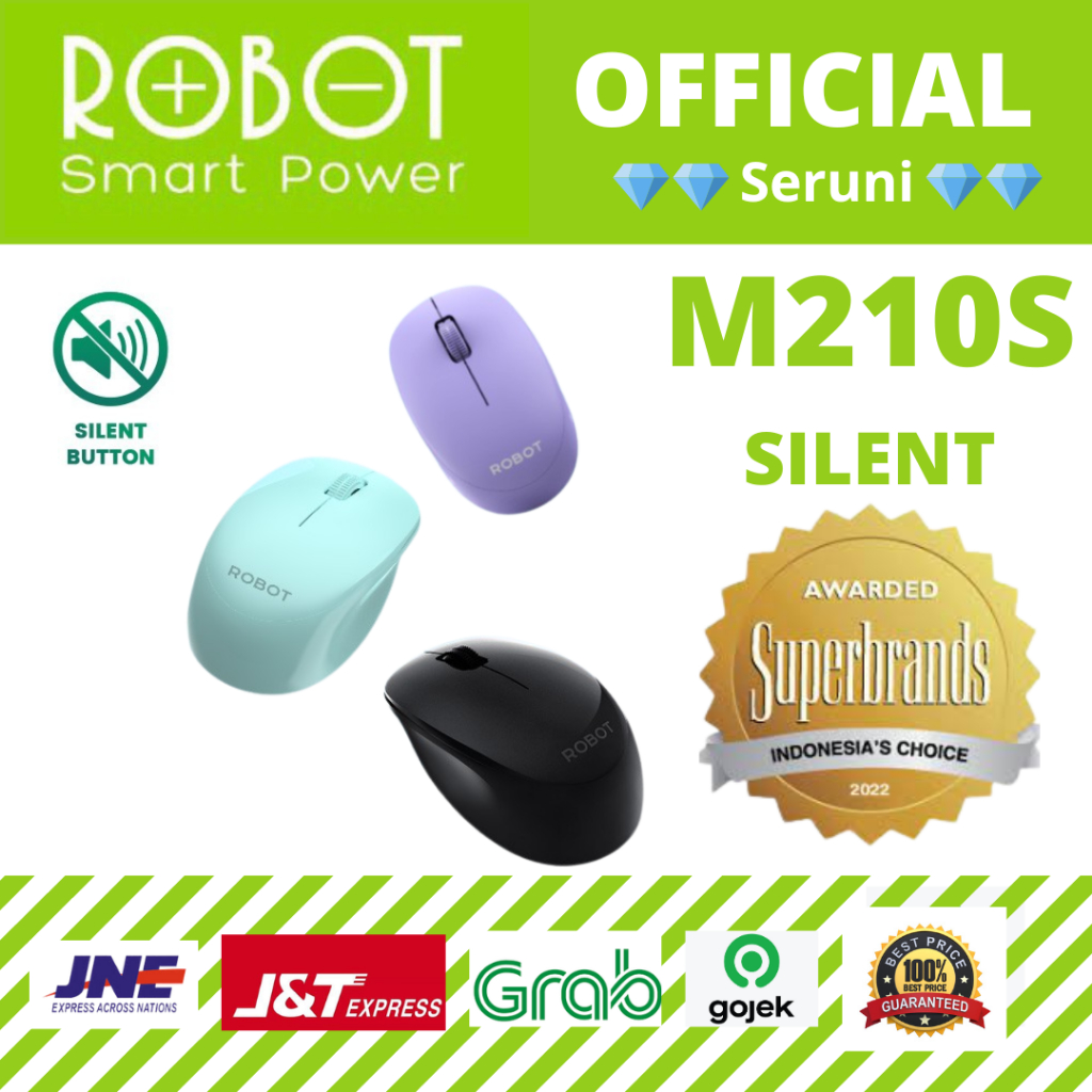 Jual Seruni Mouse Wireless Robot M S Silent Dpi Shopee