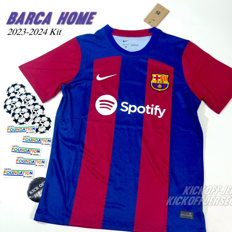 Jual JERSEY BARCA HOME 23/24 GRADE ORI | Shopee Indonesia
